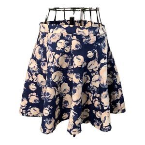 LUSH Blue/pink  floral skirt size M